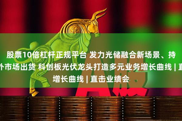 股票10倍杠杆正规平台 发力光储融合新场景、持续提升海外市场出货 科创板光伏龙头打造多元业务增长曲线 | 直击业绩会