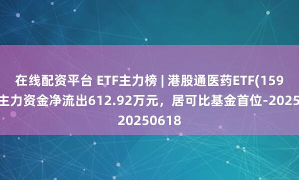 在线配资平台 ETF主力榜 | 港股通医药ETF(159776)主力资金净流出612.92万元，居可比基金首位-20250618