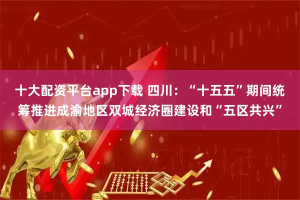 十大配资平台app下载 四川:“十五五”期间统筹推进成渝地区双城经济圈建设和“五区共兴”