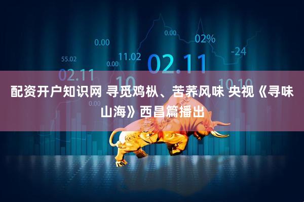 配资开户知识网 寻觅鸡枞、苦荞风味 央视《寻味山海》西昌篇播出